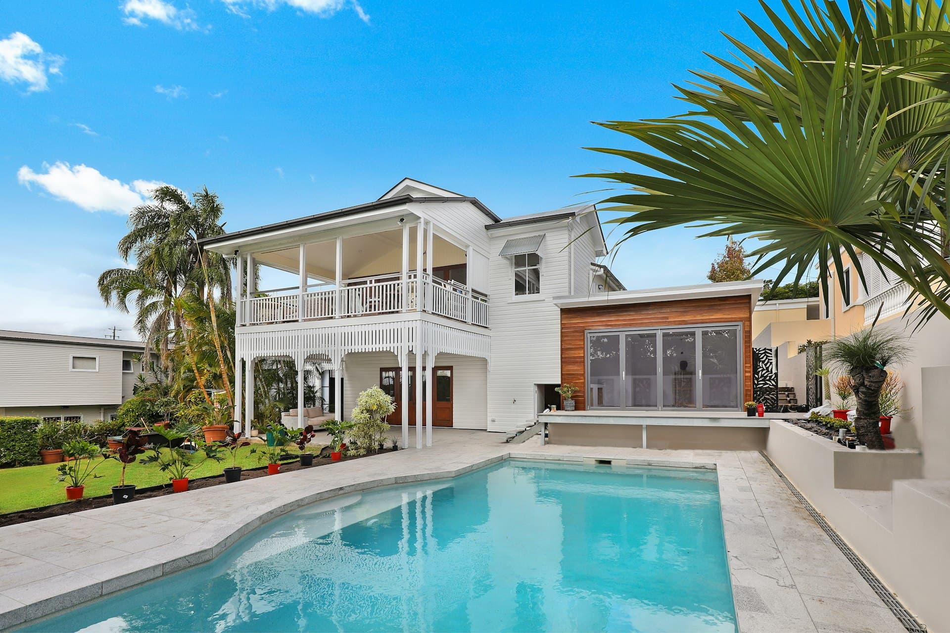 Beautiful painted home exterior